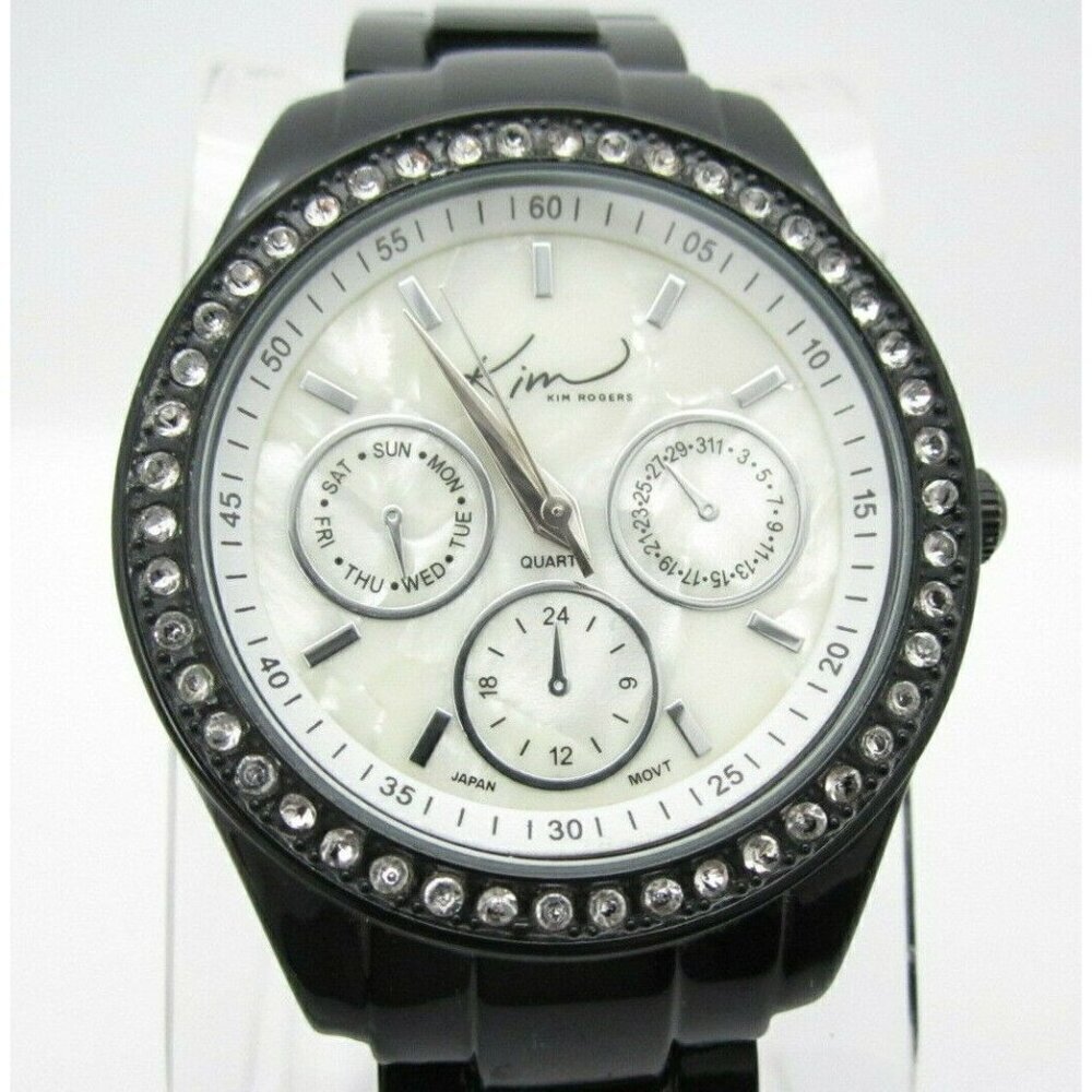 Women's Kim Rogers Water Resistant Analog 39mm Dial Watch (D657)
